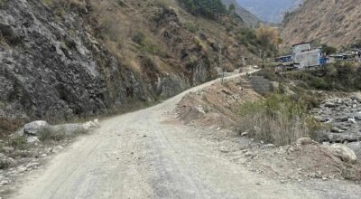 बागलुङको विकट क्षेत्रका सडक कालोपत्रे गरिँदै