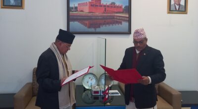 अध्यक्ष दिलीपकुमार ढुङ्गानाद्धारा शपथ ग्रहण