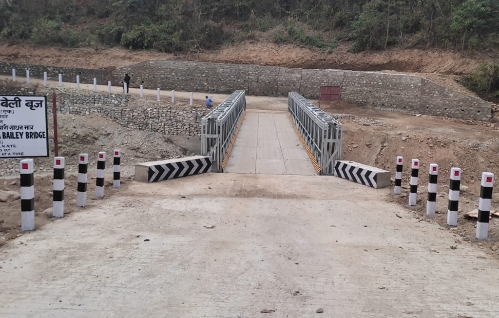 तान्द्राङ खोलामा बेलिब्रिज निर्माण