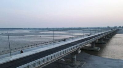 चार ‘लेन’को महाकाली पुल निर्माणको अन्तिम चरणमा