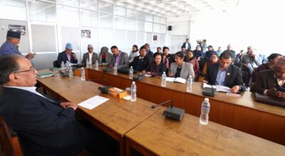 माओवादी संसदीय दलको बैठक