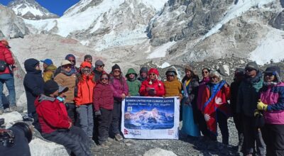 सगरमाथा आधार शिविरमा नारी दिवस