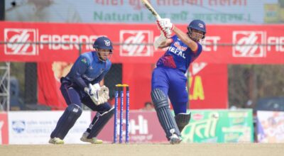 नेपालले नामिबियालाई दियो १८१ रनको लक्ष्य