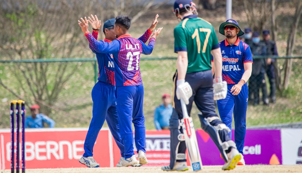 आयरल्याण्डले नेपाललाई दियो १२२ रनको चुनौती