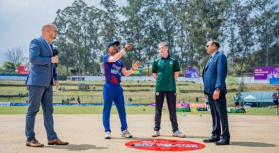 आयरल्यान्ड ‘ए’विरुद्ध टस हारेर बलिङ गर्दै नेपाल