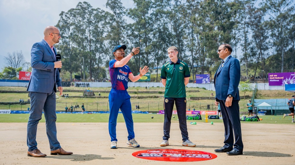 आयरल्यान्ड ‘ए’विरुद्ध टस हारेर बलिङ गर्दै नेपाल