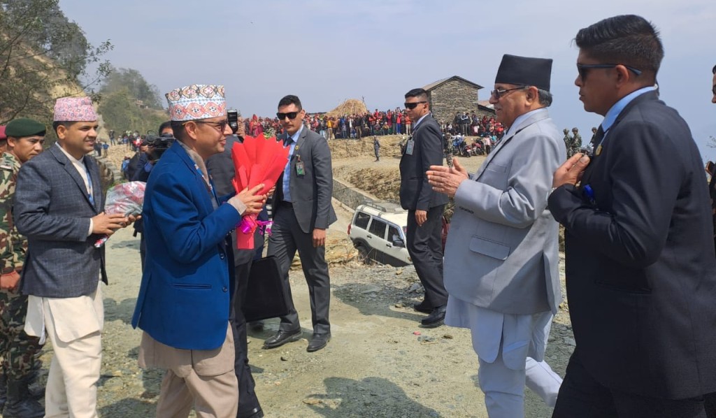 प्रधानमन्त्री प्रचण्ड बागलुङको पञ्चकोटमा