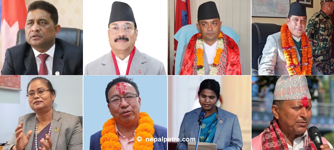 रघुवीर महासेठ, पदम गिरी, दामोदर भण्डारी, हरिप्रसाद उप्रेती, भगवती चौधरी, राजेन्द्र राई, ज्वालाकुमारी साह र बलराम अधिकारी