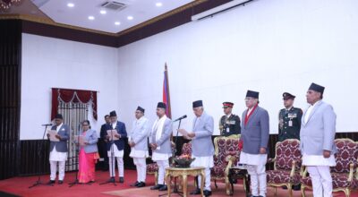 तीन प्रदेश प्रमुखले लिए शपथ