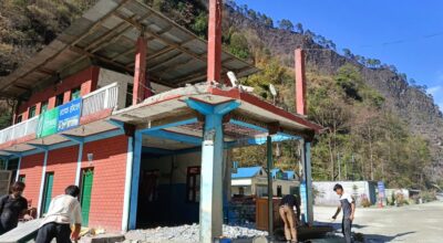 तिप्ल्याङमा घरटहरा भत्काउन