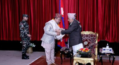 रामचन्द्र पौडेल र राजेन्द्र लुइँटेल