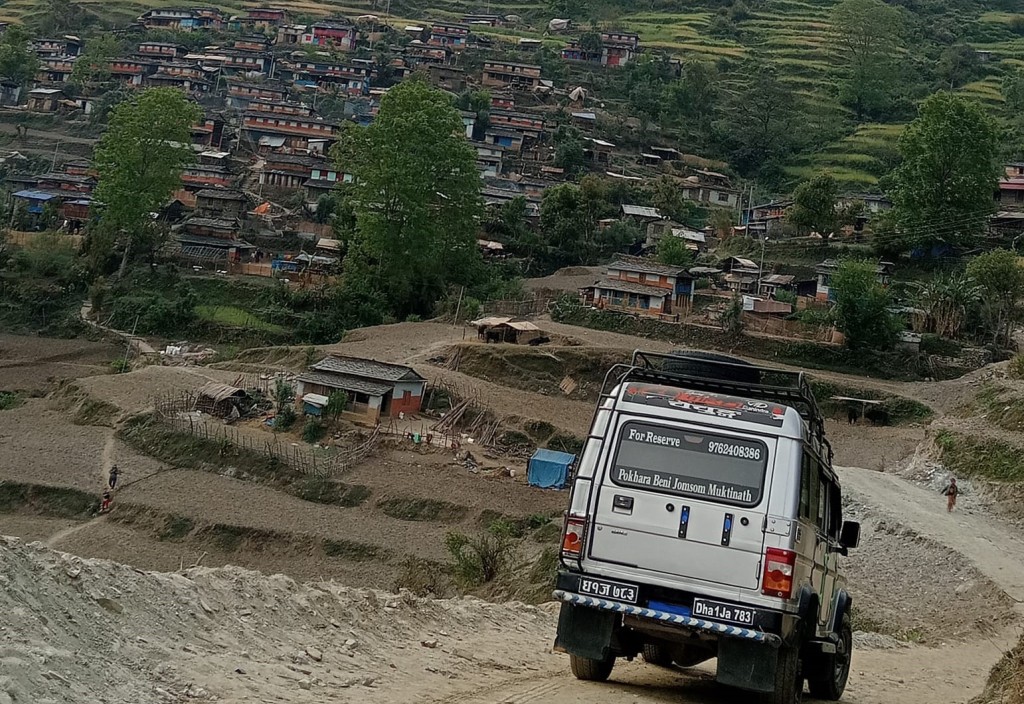 म्याग्दीको खिवाङगाउँ सडक सञ्जाल