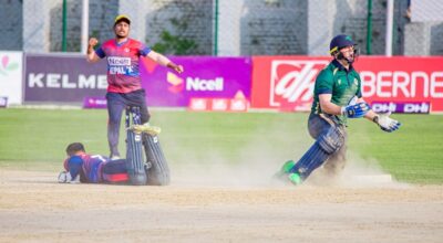 आयरल्यान्ड ‘ए’ माथि नेपाल ‘ए’ को तीन रनको रोमाञ्चक जित
