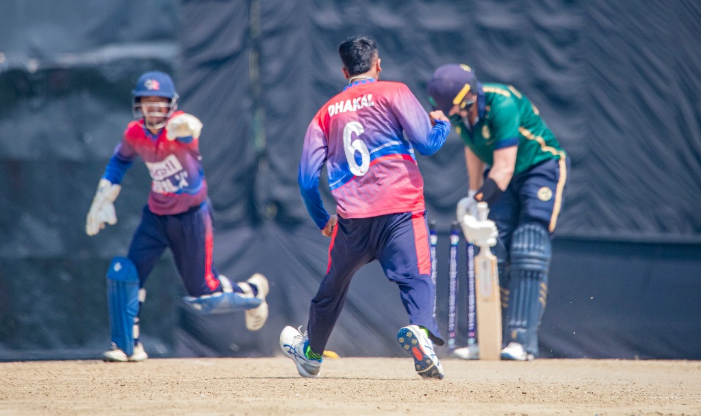 नेपाल ‘ए’को कसिलो बलिङमा सस्तैमा समेटियो आयरल्याण्ड ‘ए’