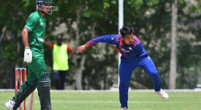 साउदी अरेबियाले नेपाललाई दियो ७४ रनको लक्ष्य