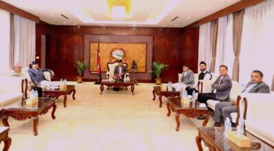 प्रधानमन्त्री प्रचण्ड, देवराज घिमिरे, केपी शर्मा ओली, माधव नेपाल, रवि लामिछाने, गगन थापा र कृष्णप्रसाद सिटौला