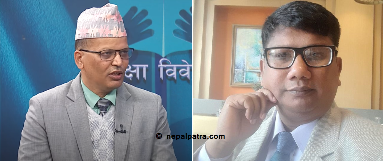 प्रा.डा. ध्रुवकुमार गौतम र प्रा.डा. विजुकुमार थपलिया