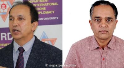 प्रा. डा. खड्क केसी र प्रा.डा. केदार रिजाल