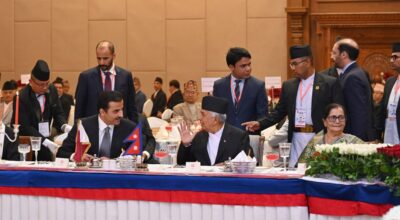 रामचन्द्र पौडेल र अमिर शेख तमिम विन हमाद अल थानी