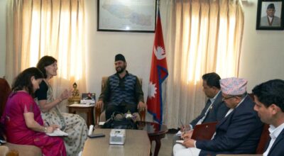 रवि लामिछाने र फारिस हदाद जेर्भोस