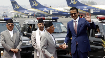 कतारका राजा र रामचन्द्र पौडेल