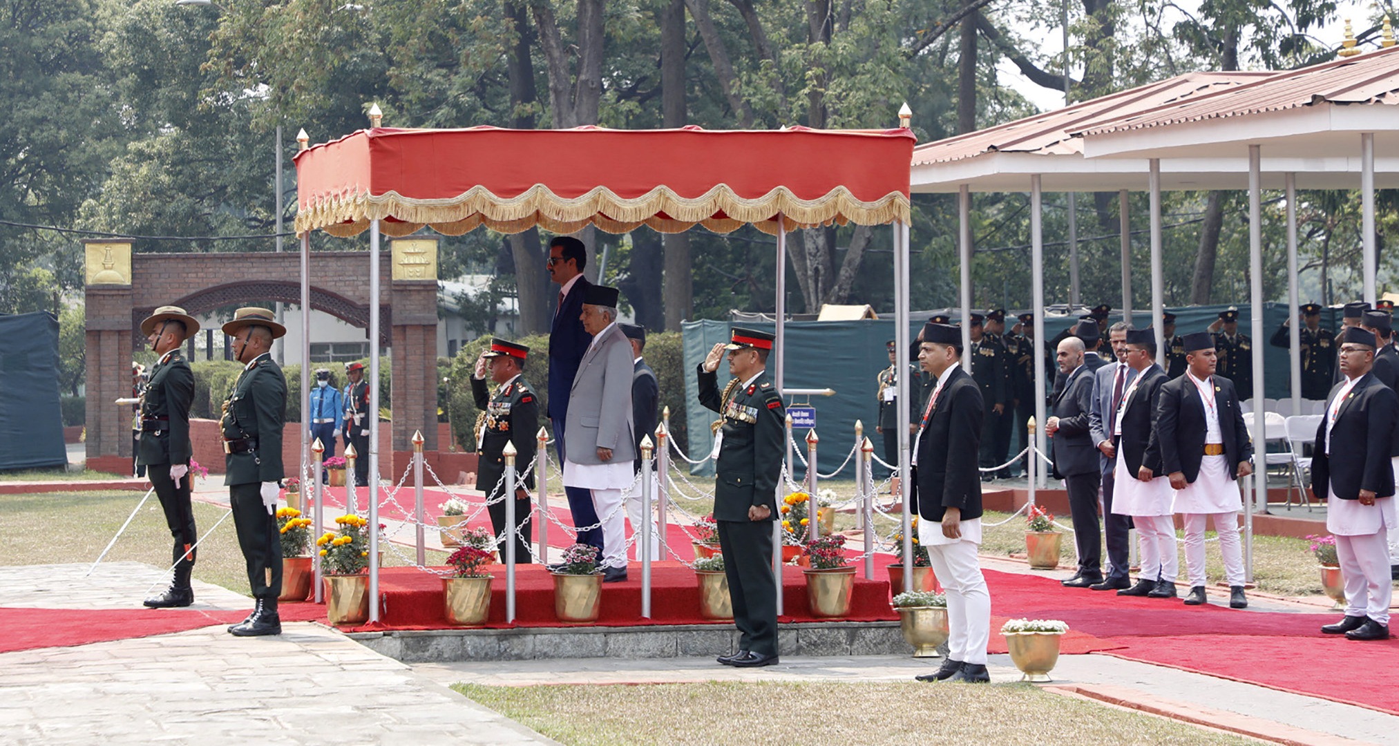 कतारका राजा र रामचन्द्र पौडेल