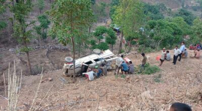 बागलुङमा जिप दुर्घटना