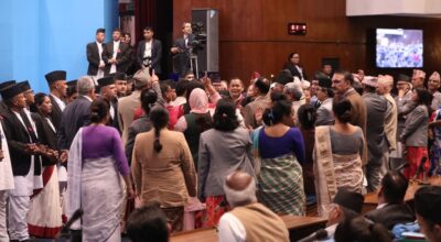 संसदमा काँग्रेसको बिरोध