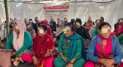 १०२ वर्षीय वृद्धसहित १४३ जनाको शल्यक्रिया