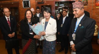 जापानी विदेशमन्त्री खामिखावा नेपालमा