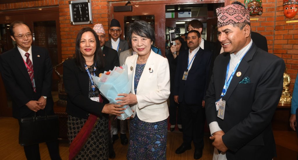 जापानी विदेशमन्त्री खामिखावा नेपालमा