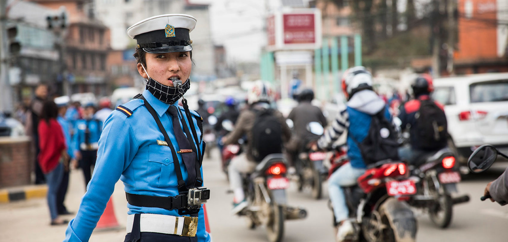 महिला ट्राफिक प्रहरी