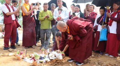 तनहुँको एक्लेडाँडामा २९ फिट अग्लो बुद्धको मूर्ति निर्माण
