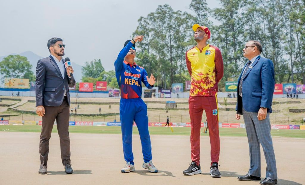 वेस्ट इन्डिज ‘ए’ ब्याटिङ गर्दै