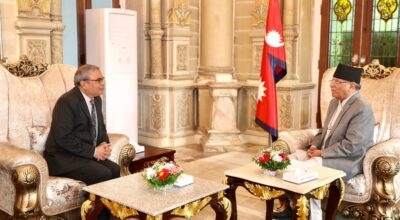 प्रधानमन्त्री प्रचण्डसँग बिम्स्टेकका महासचिवको शिष्टाचार भेट