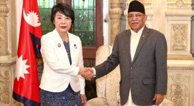 प्रधानमन्त्री प्रचण्ड र खामिखावा योको