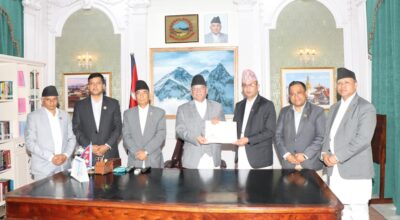 संसदीय छानबिन समितिको कार्यादेश प्रधानमन्त्रीलाई बुझाइयो