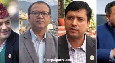 पदम गिरी, महेश बर्तौला, कांग्रेसका जीवन परियार र शिशिर खनाल