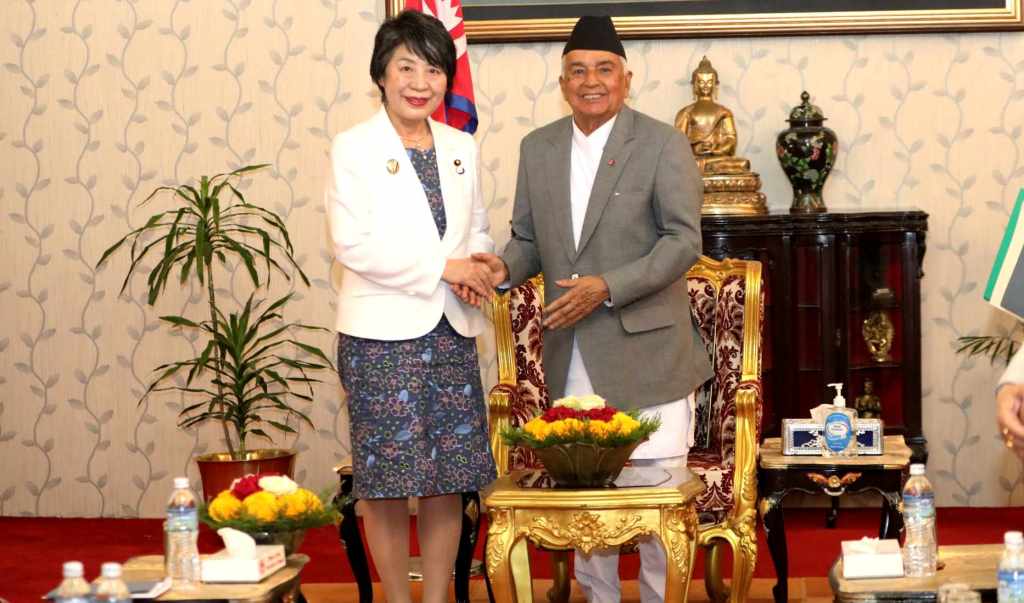 रामचन्द्र पौडेल र खामिखावा योको