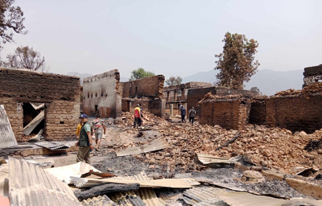 खोटाङका अग्निपीडित