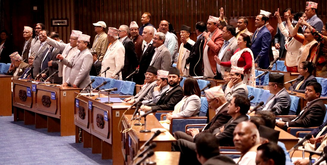 कांग्रेसको अवरोधपछि प्रतिनिधिसभाको बैठक जेठ १ बस्ने गरी स्थगित