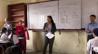 कक्षा कोठामा शिक्षामन्त्री