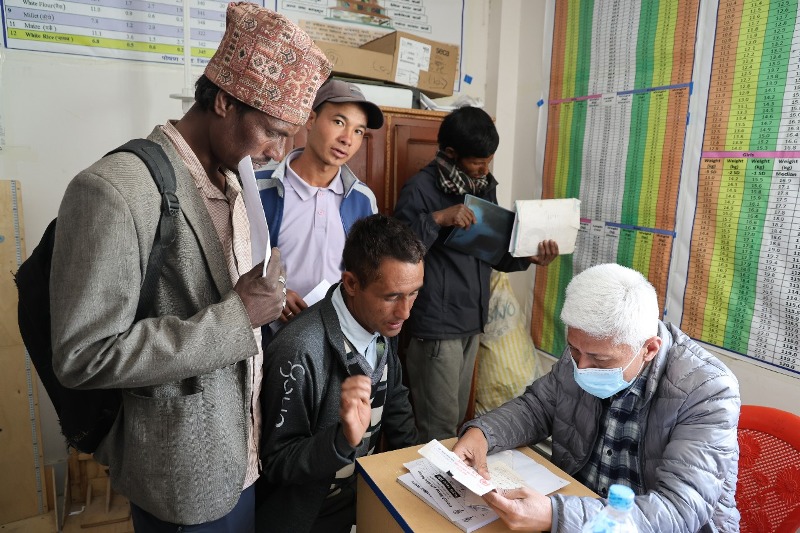 मुुगुको गमगढीमा निःशुल्क स्वास्थ्य शिविर