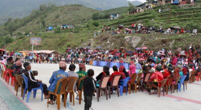 म्याग्दीको दग्नाममा खेलमैदान निर्माण