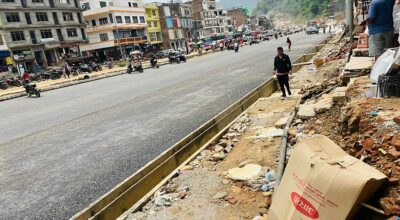 मुग्लिन–पोखरा सडक डुम्रे बजार