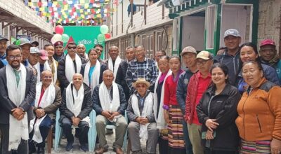 सोलुखुम्बु जिल्लाको नाम्चेमा नबिल बैंकको शाखा उद्घाटन