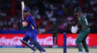 नेपाल बङ्गलादेशसँग २१ रनले पराजित