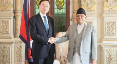 प्रधानमन्त्री प्रचण्डसँग चिनियाँ उपविदेशमन्त्रीको शिष्टाचार भेट