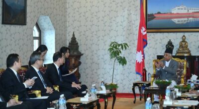 रामचन्द्र पौडेल र सुन वेइतोङ