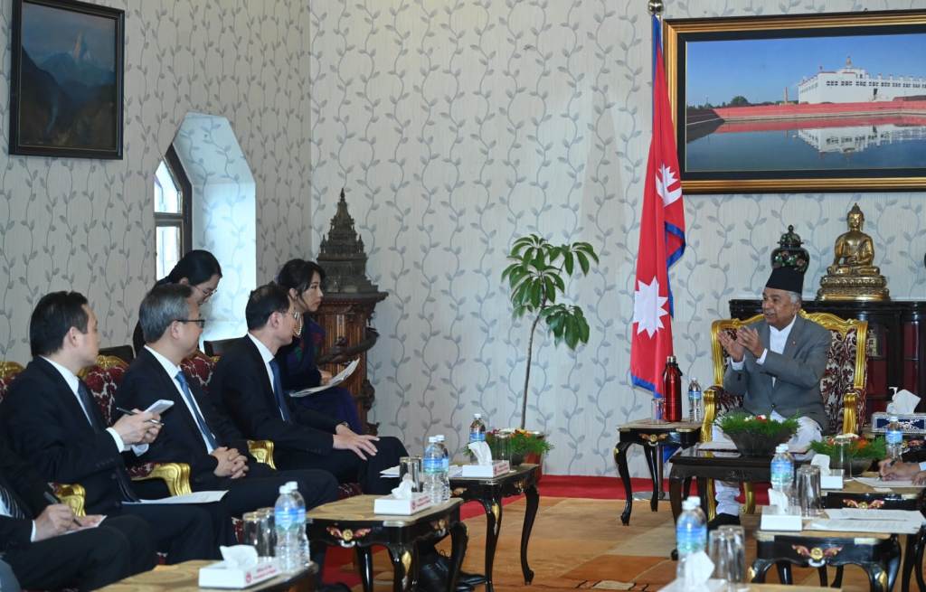 रामचन्द्र पौडेल र सुन वेइतोङ